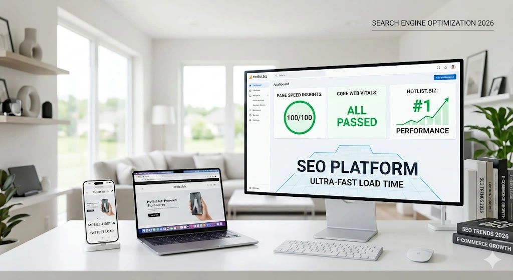 Hotlist.biz — the fastest SEO platform of 2026: 100/100 Google PageSpeed, optimized mobile app, and lightning-fast loading