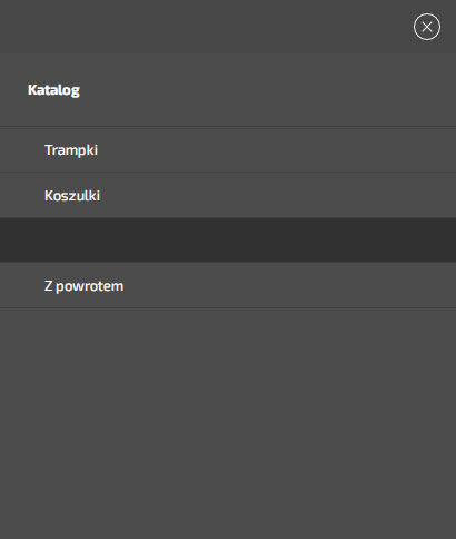 Tworzenie mobilnego menu